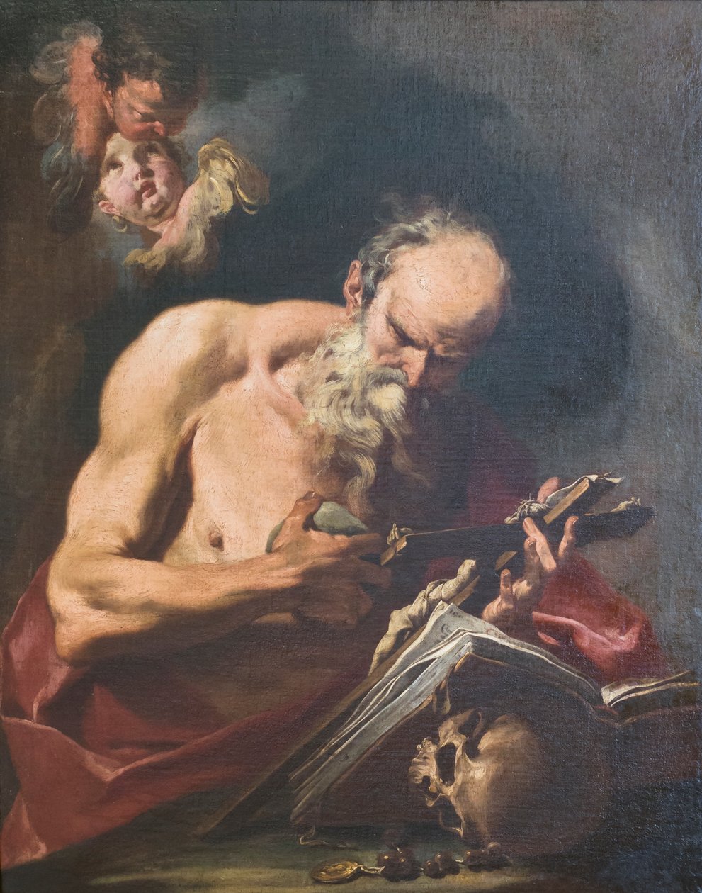 St Jerome av Giovanni Battista Pittoni