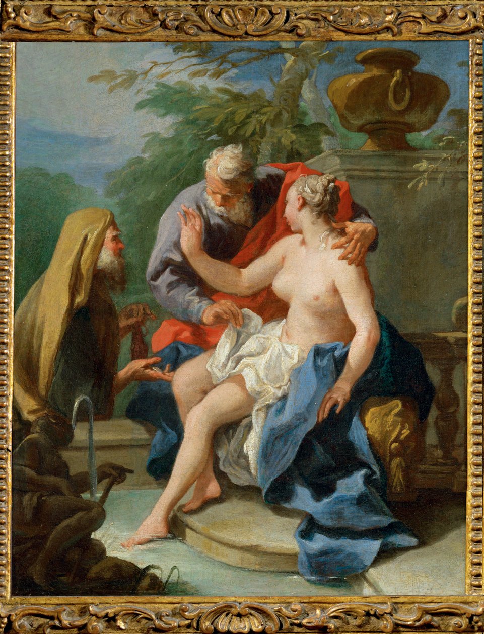 Susannah och de äldre... av Giovanni Battista Pittoni