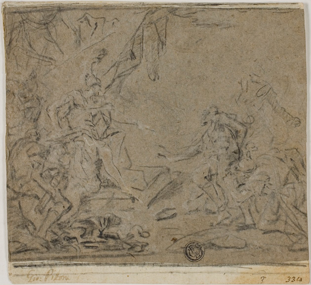Släkt av Darius före Alexander av Giovanni Battista Pittoni the Younger