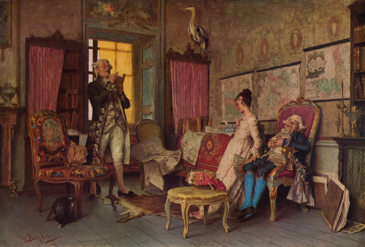 En underhållande berättelse, 1877, 1938 av Giovanni Battista Quadrone