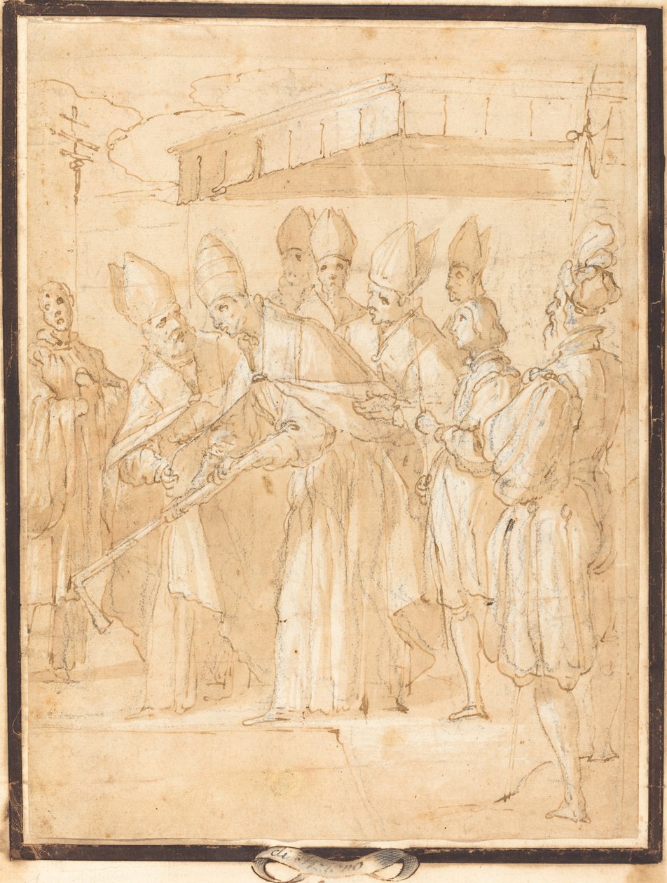 Grundandet av Santa Maria Maggiore av Giovanni Battista Ricci