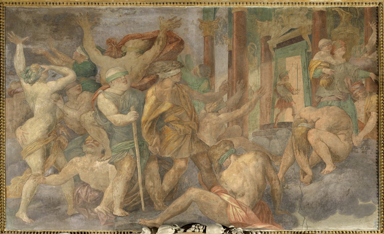 Chassee Okunnighet av Giovanni Battista Rosso Fiorentino