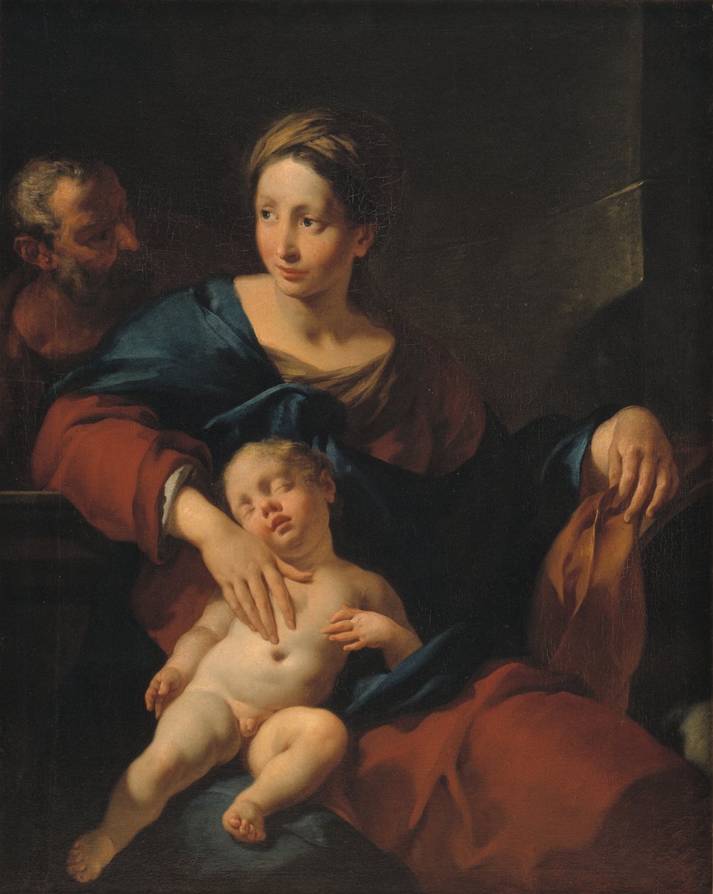 Den heliga familjen av Giovanni Battista Tagliasacchi