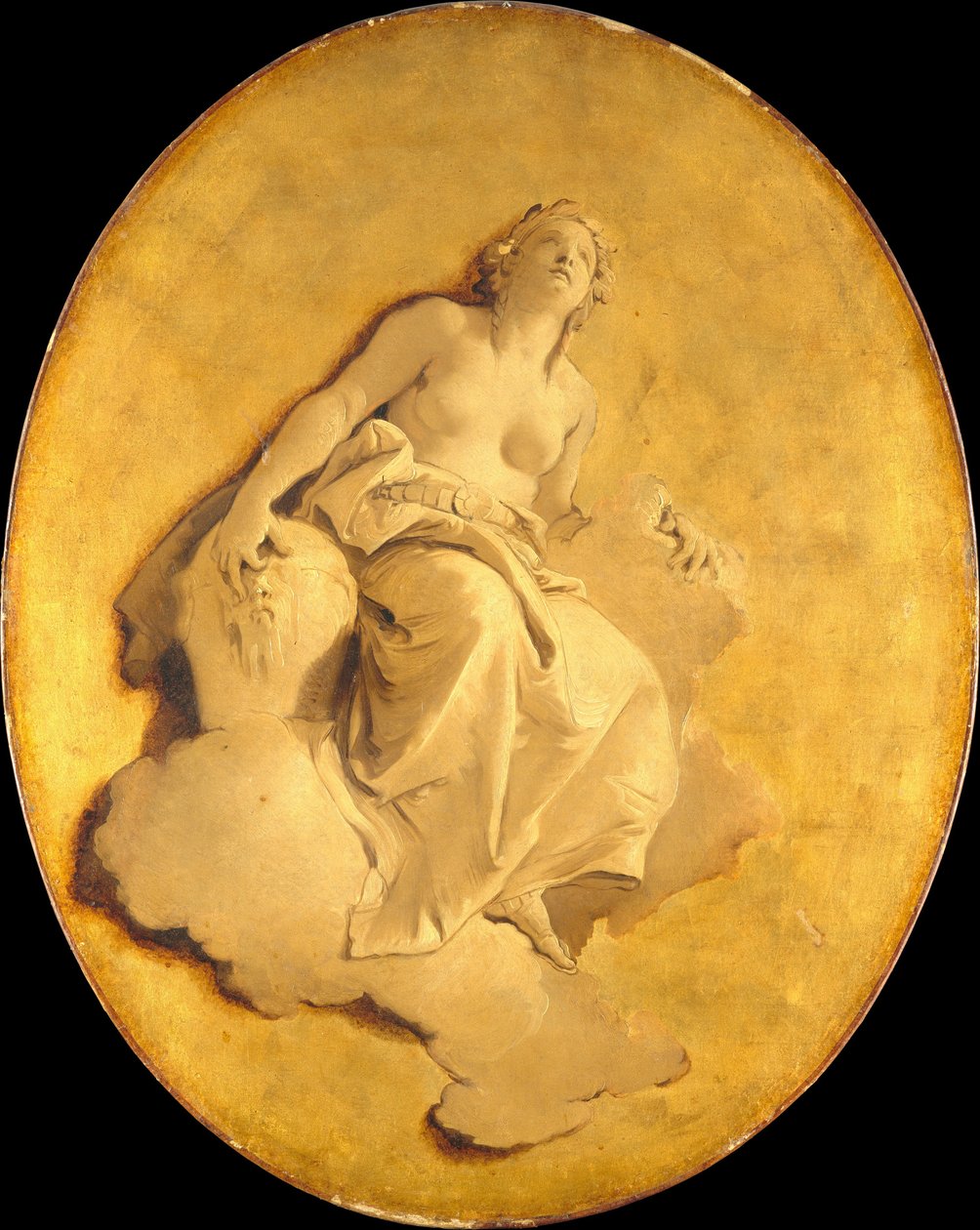 En allegorisk kvinnlig figur av Giovanni Battista Tiepolo
