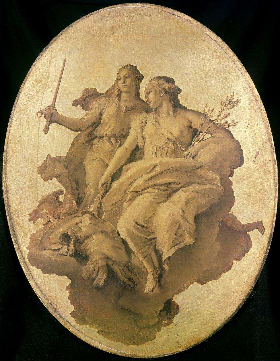 Allegori om fred och rättvisa av Giovanni Battista Tiepolo