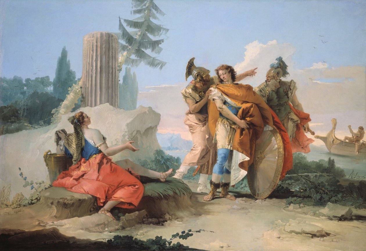 Armida övergiven av Rinaldo av Giovanni Battista Tiepolo