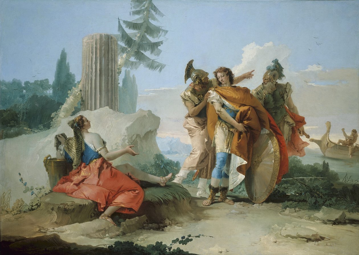 Armida övergiven av Rinaldo, 1742-45 av Giovanni Battista Tiepolo