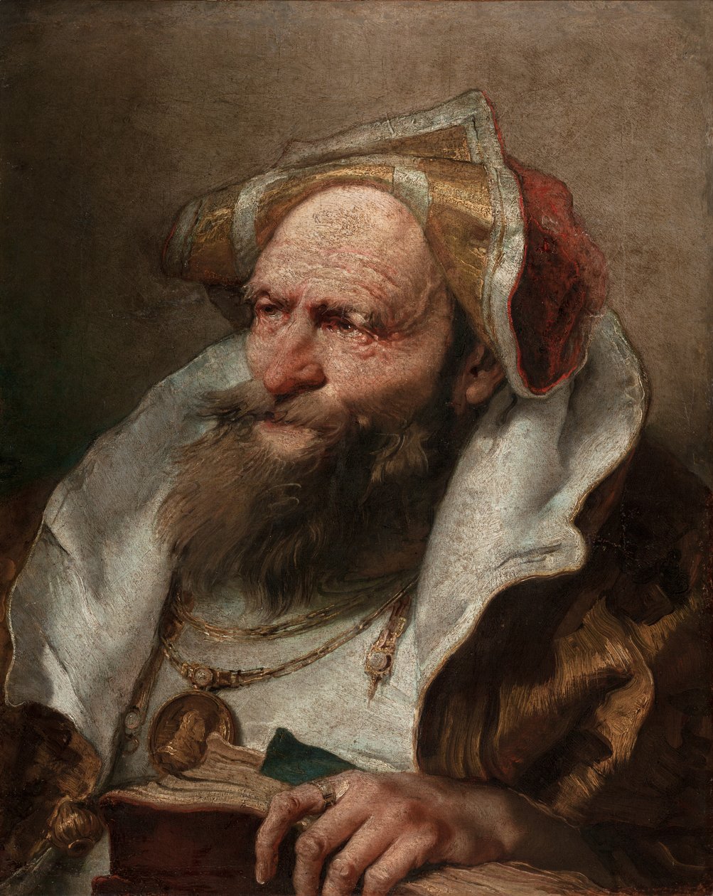 Byst av en gammal man, 1751-55 av Giovanni Battista Tiepolo