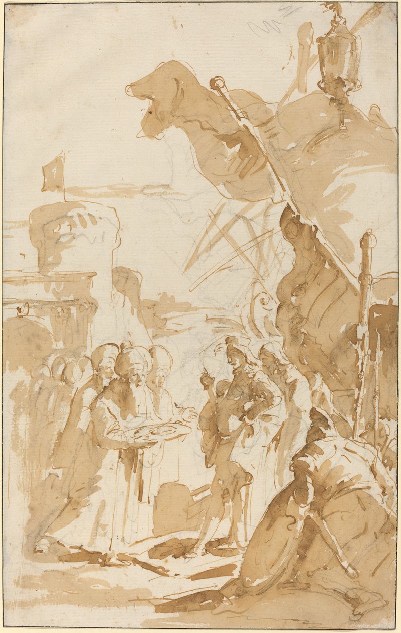 Kapitulation av en stad av Giovanni Battista Tiepolo