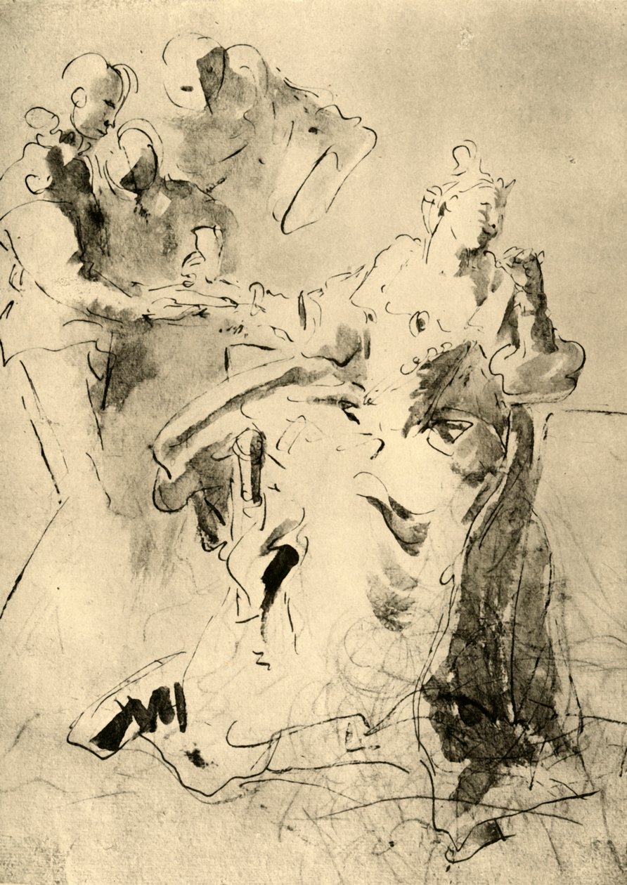 Cleopatra, före 1751, 1928 av Giovanni Battista Tiepolo