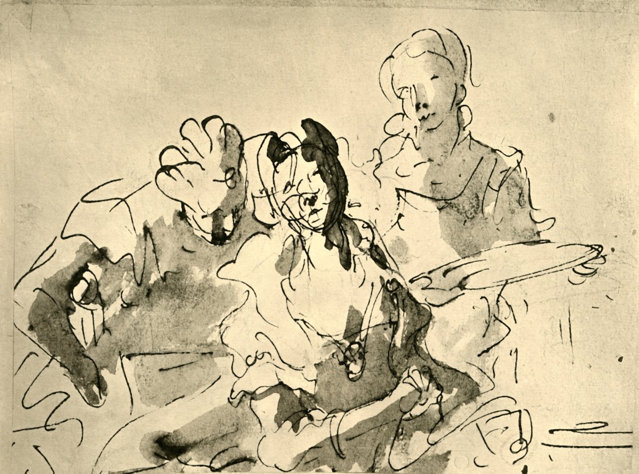 Cleopatra, tidigt 1700-tal, 1928 av Giovanni Battista Tiepolo