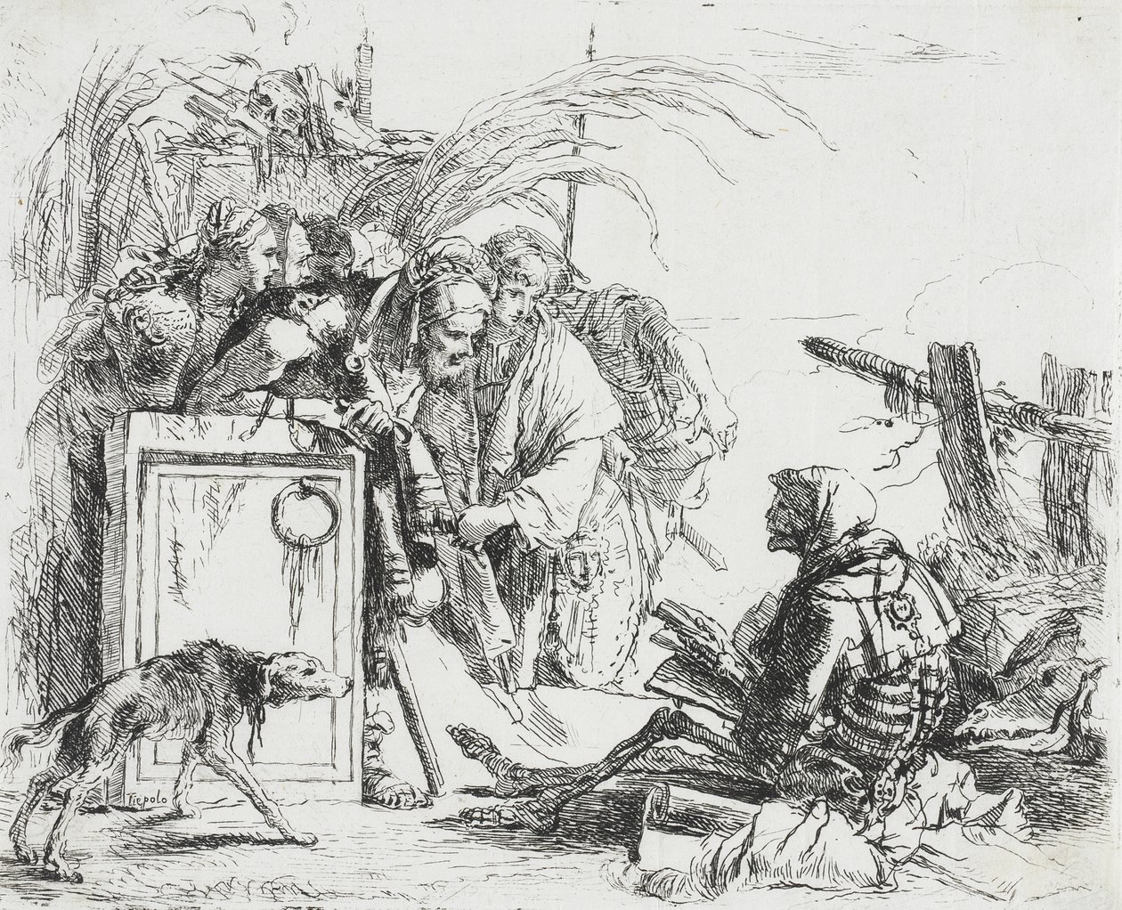 Döden håller audiens av Giovanni Battista Tiepolo