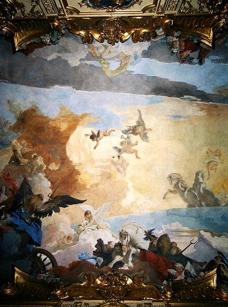 Detalj från solens gång, 1740 av Giovanni Battista Tiepolo