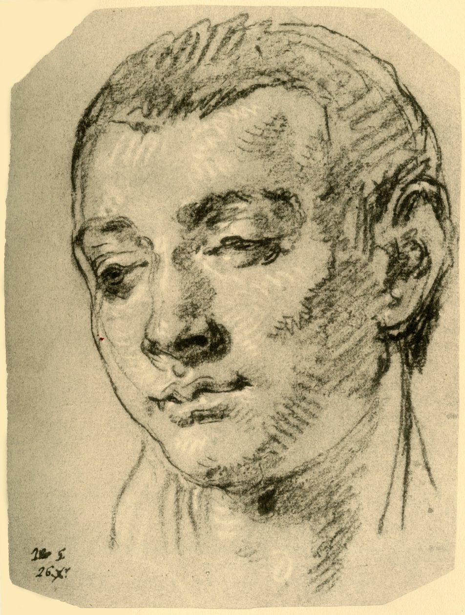 Head of a Boy, mitten av 1700-talet, 1928 av Giovanni Battista Tiepolo