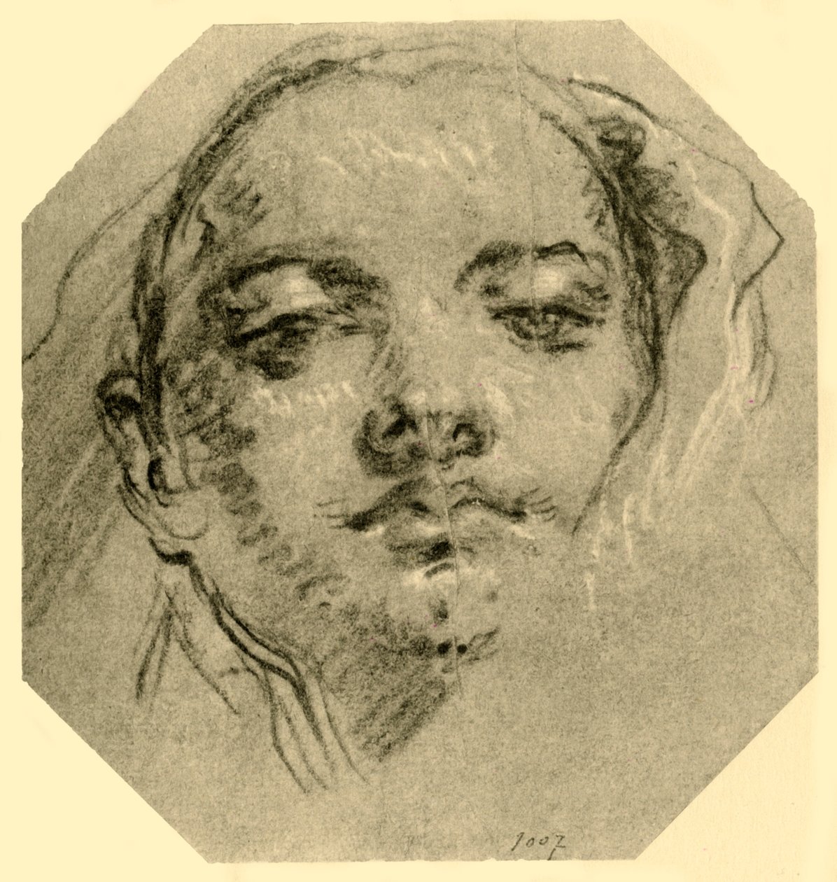 Chef för en kvinna, c1739-c1744, 1928 av Giovanni Battista Tiepolo