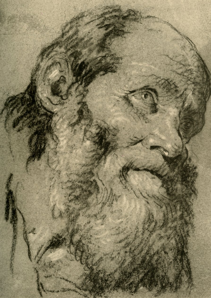 Chef för en gammal man, c1755, 1928 av Giovanni Battista Tiepolo