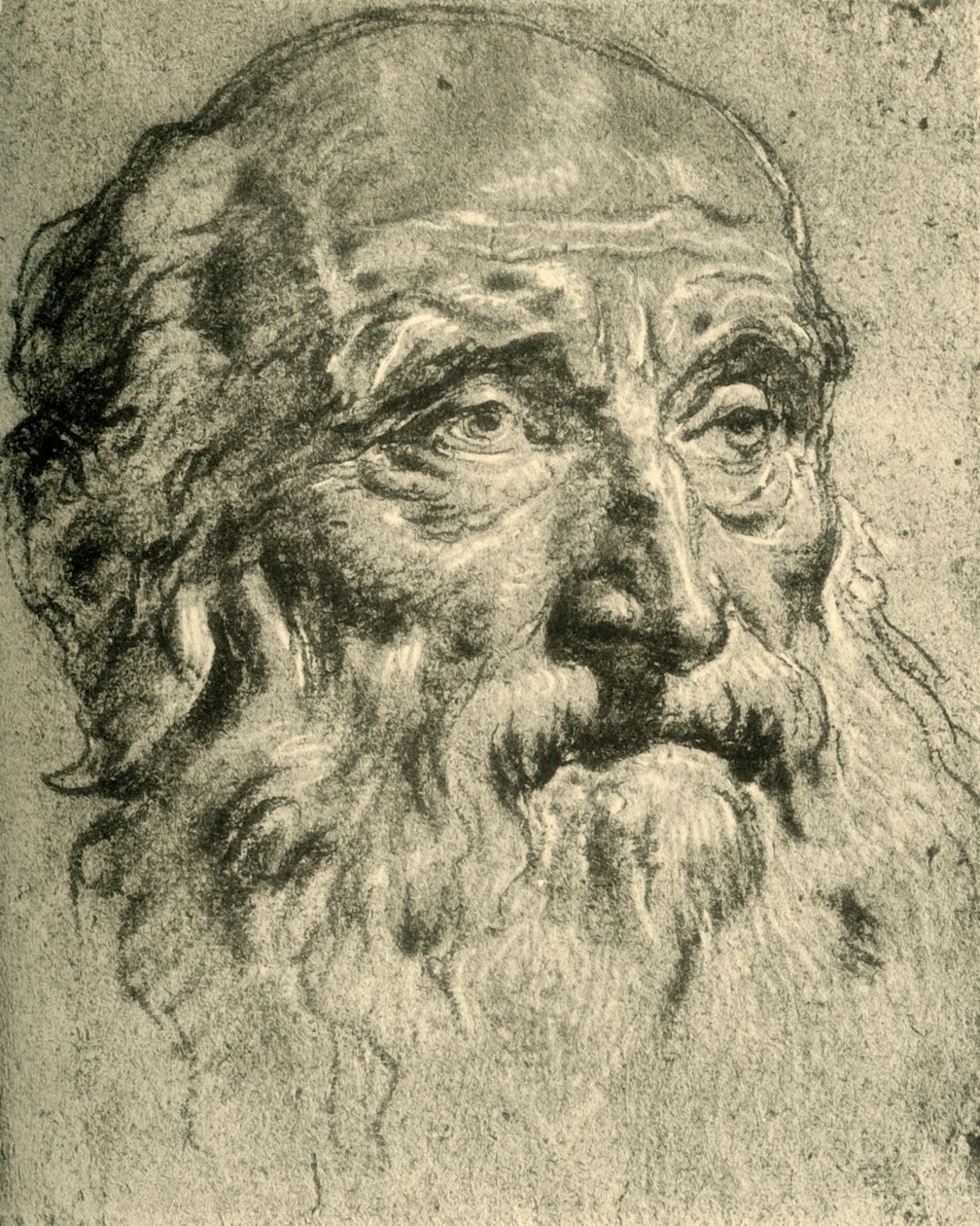 Chef för en gammal man, mitten av 1700-talet, 1928 av Giovanni Battista Tiepolo