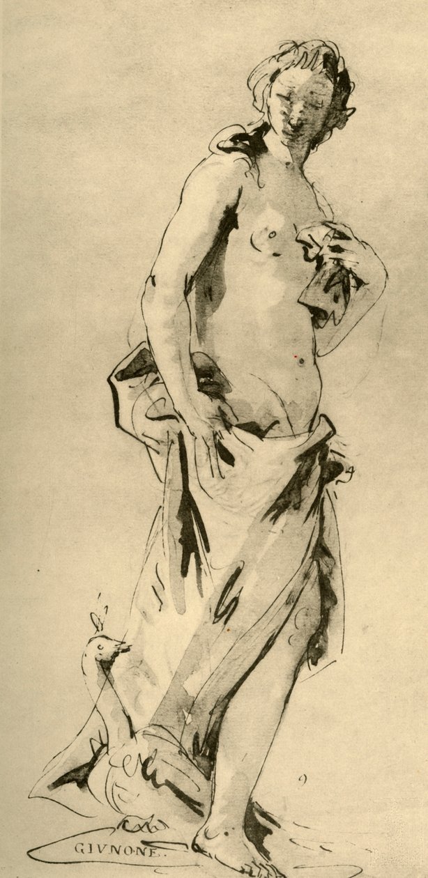 Juno, mitten av 1700-talet, 1928 av Giovanni Battista Tiepolo
