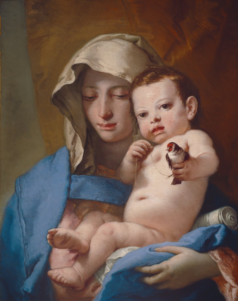 Madonna från guldfinken av Giovanni Battista Tiepolo