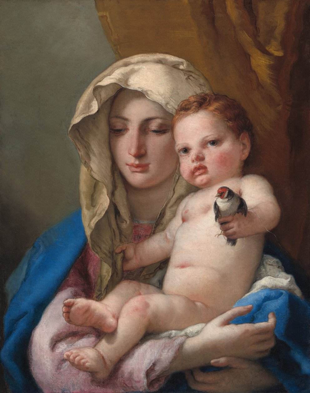 Madonna av guldfinken, ca. 17671770. av Giovanni Battista Tiepolo