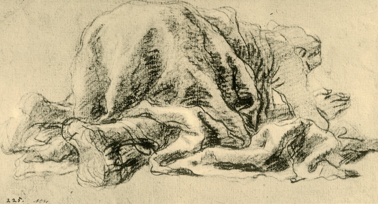 Man nedböjd i bön, 1765-1770, 1928 av Giovanni Battista Tiepolo