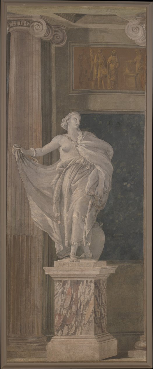 Metafysik, 1760 (fresk överförd till duk) av Giovanni Battista Tiepolo