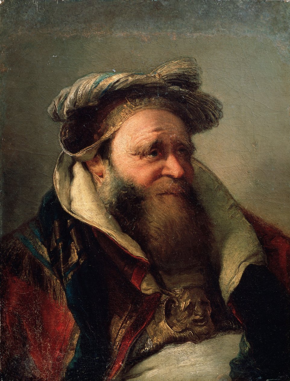 Porträtt av en gammal man, 1750-1770. av Giovanni Battista Tiepolo