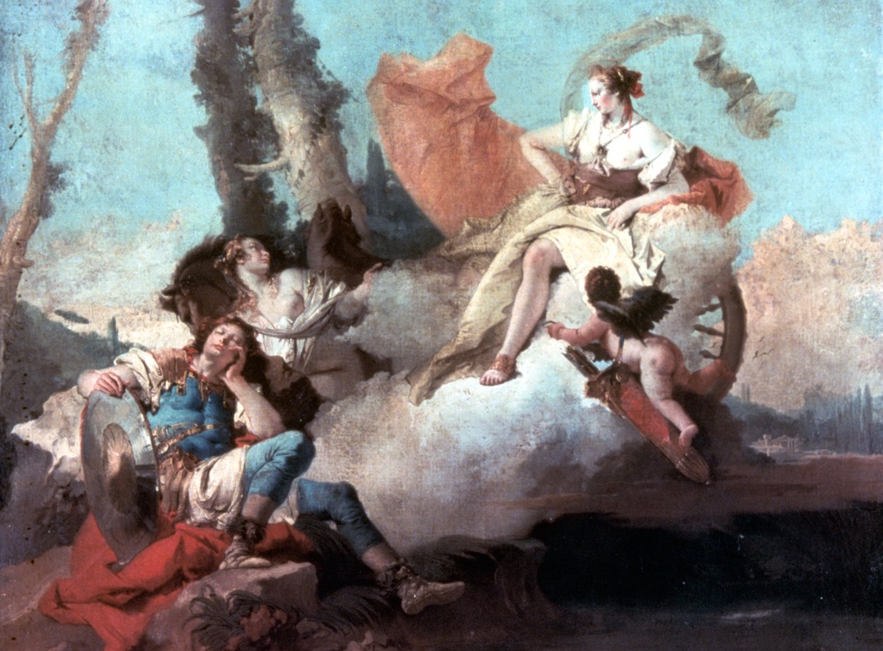 Rinaldo förtrollad av Armida 1742-1745 av Giovanni Battista Tiepolo