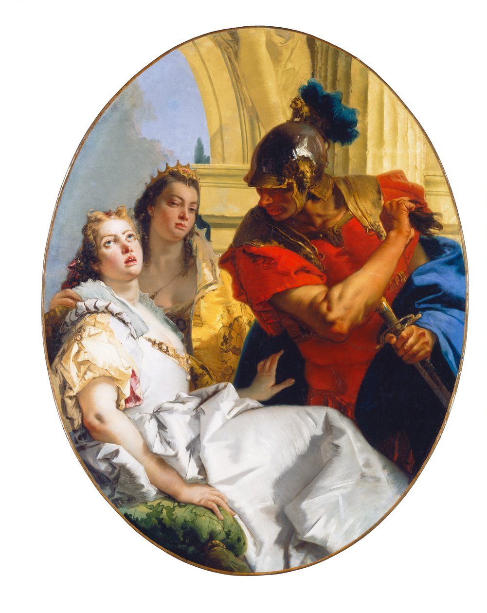 Scen från antikens historia av Giovanni Battista Tiepolo