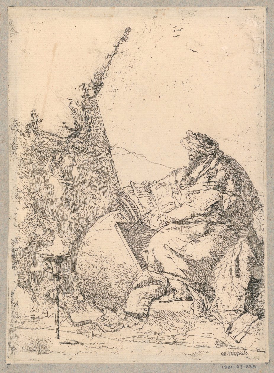 Fantasy skämt av Giovanni Battista Tiepolo