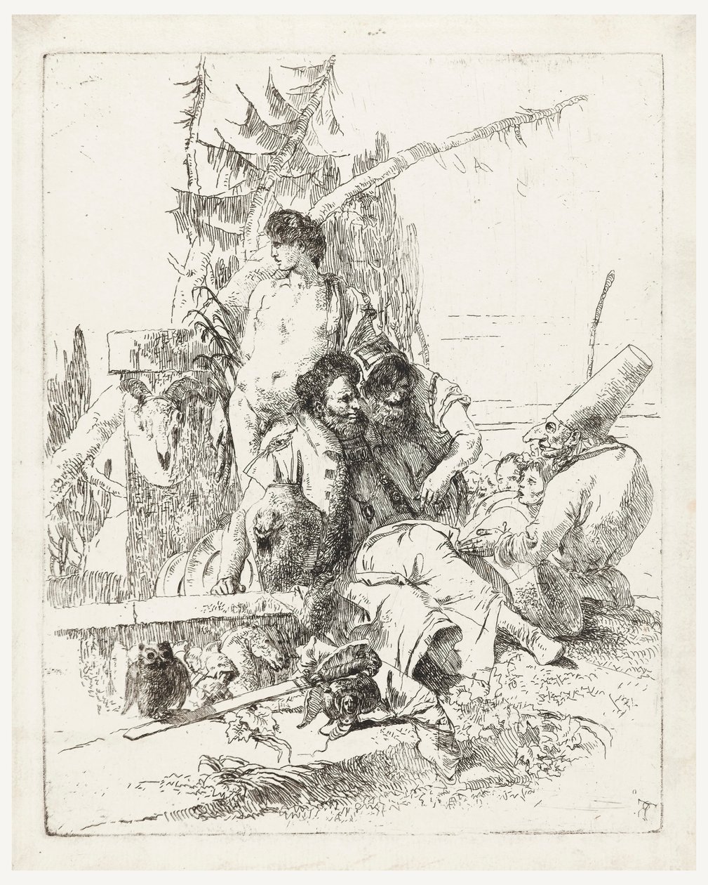 Fantasy skämt av Giovanni Battista Tiepolo