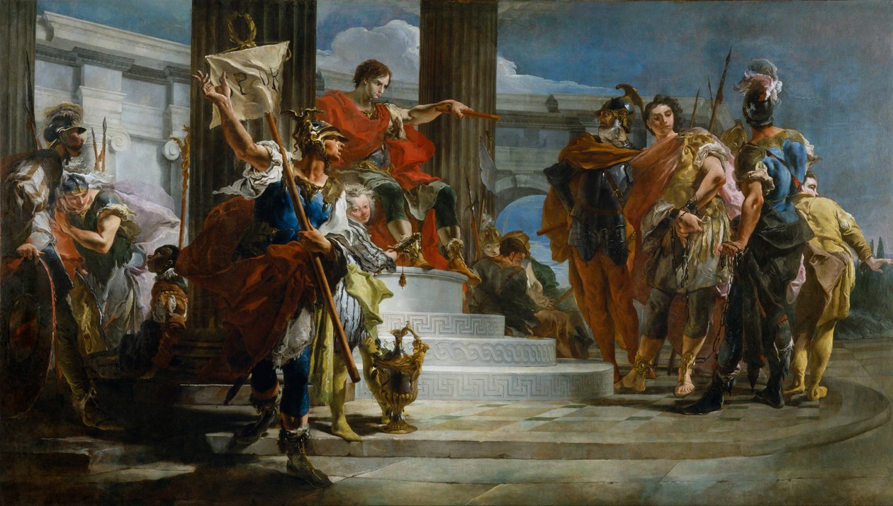 Scipio Africanus befriar Massiva av Giovanni Battista Tiepolo