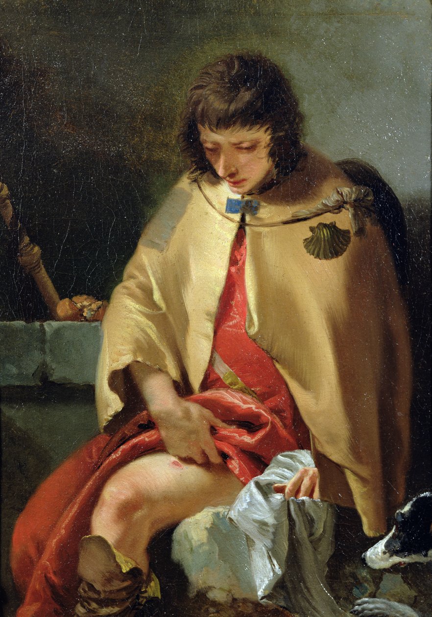 St. Roch, ca 1730-35 av Giovanni Battista Tiepolo
