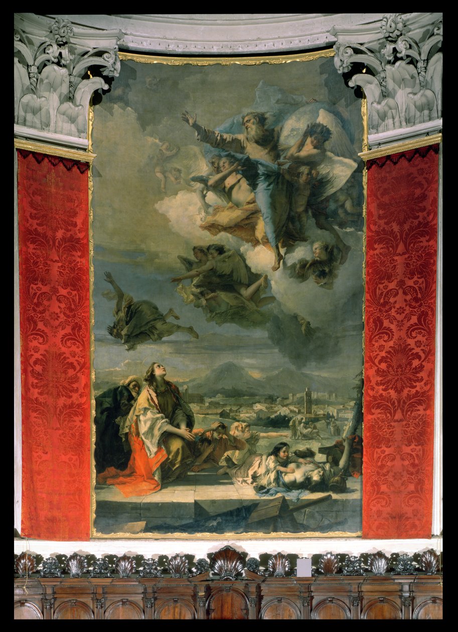 St. Thecla befriade staden från pesten av Giovanni Battista Tiepolo