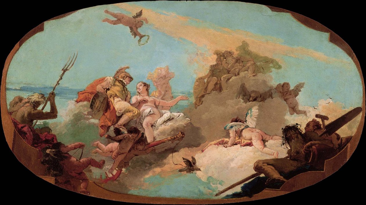 Amiral Vittor Pisanis apoteos av Giovanni Battista Tiepolo