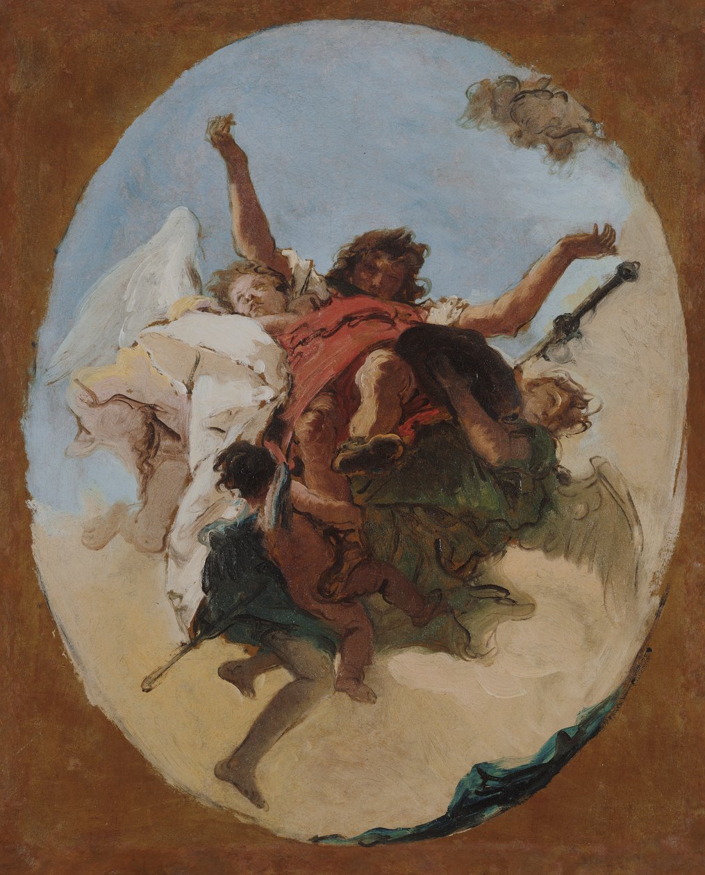 Sankt Rochs apoteos av Giovanni Battista Tiepolo