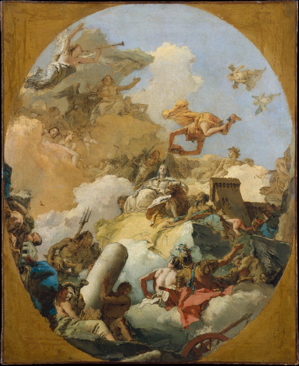 Die Apotheose der spanischen Monarchie av Giovanni Battista Tiepolo