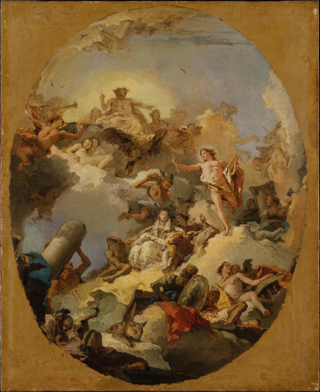 Die Apotheose der spanischen Monarchie av Giovanni Battista Tiepolo