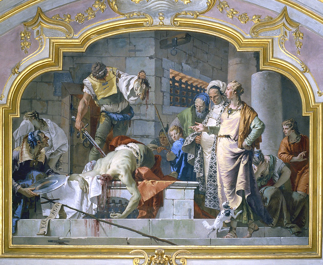Halshuggningen av Johannes Döparen, 1732-33 av Giovanni Battista Tiepolo
