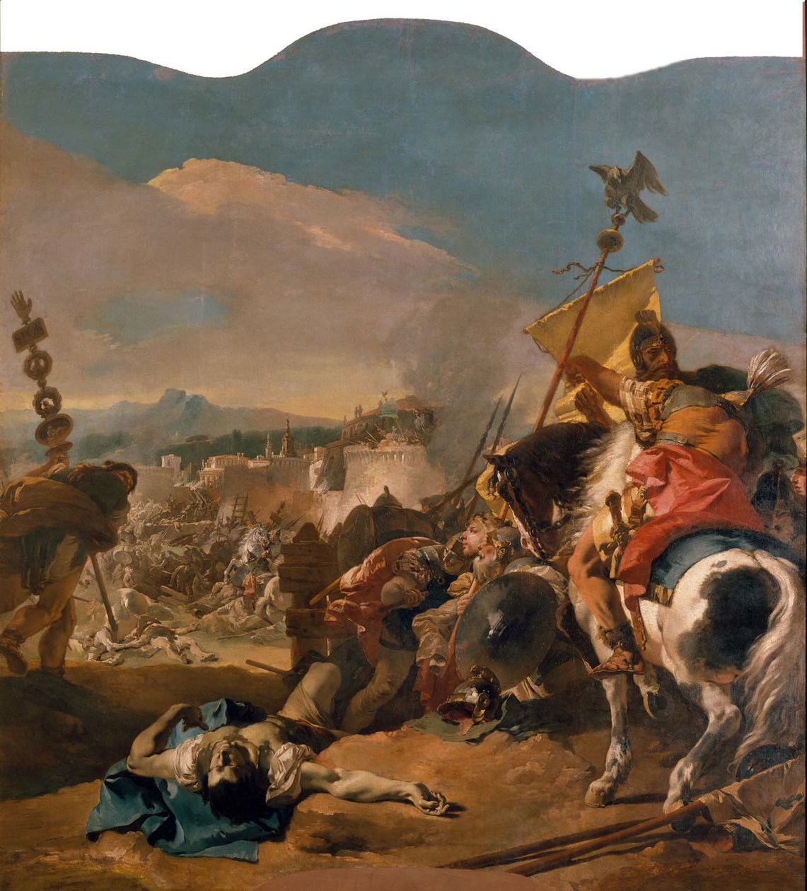 Die Eroberung von Karthago av Giovanni Battista Tiepolo