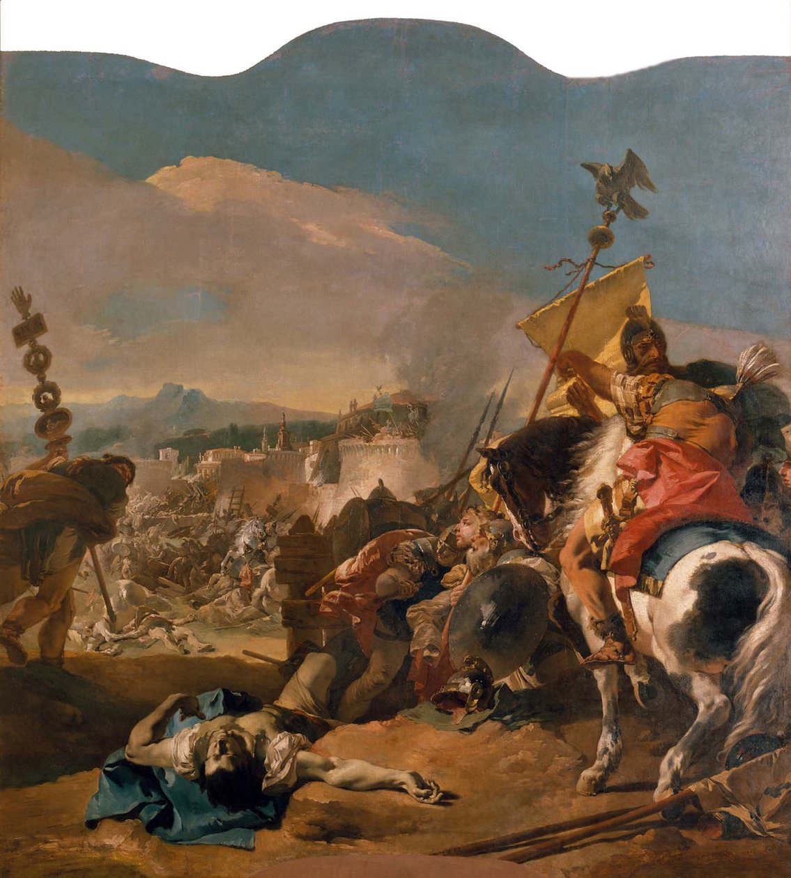 Erövringen av Kartago, 1725-29 av Giovanni Battista Tiepolo