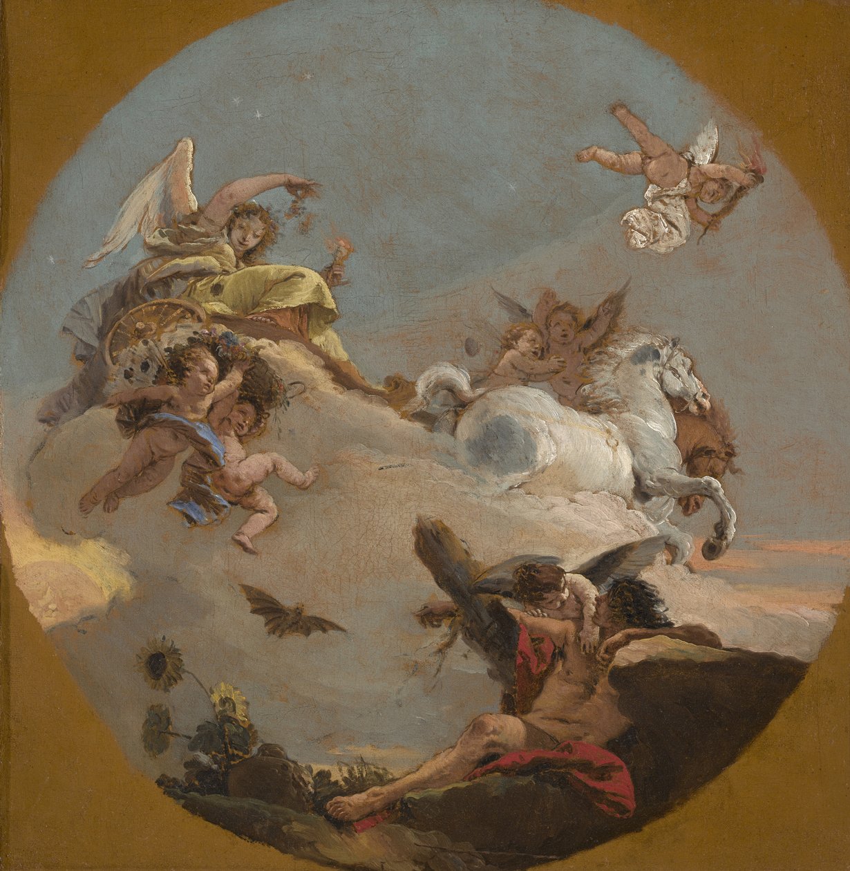 The Chariot of Aurora, c.1734 av Giovanni Battista Tiepolo