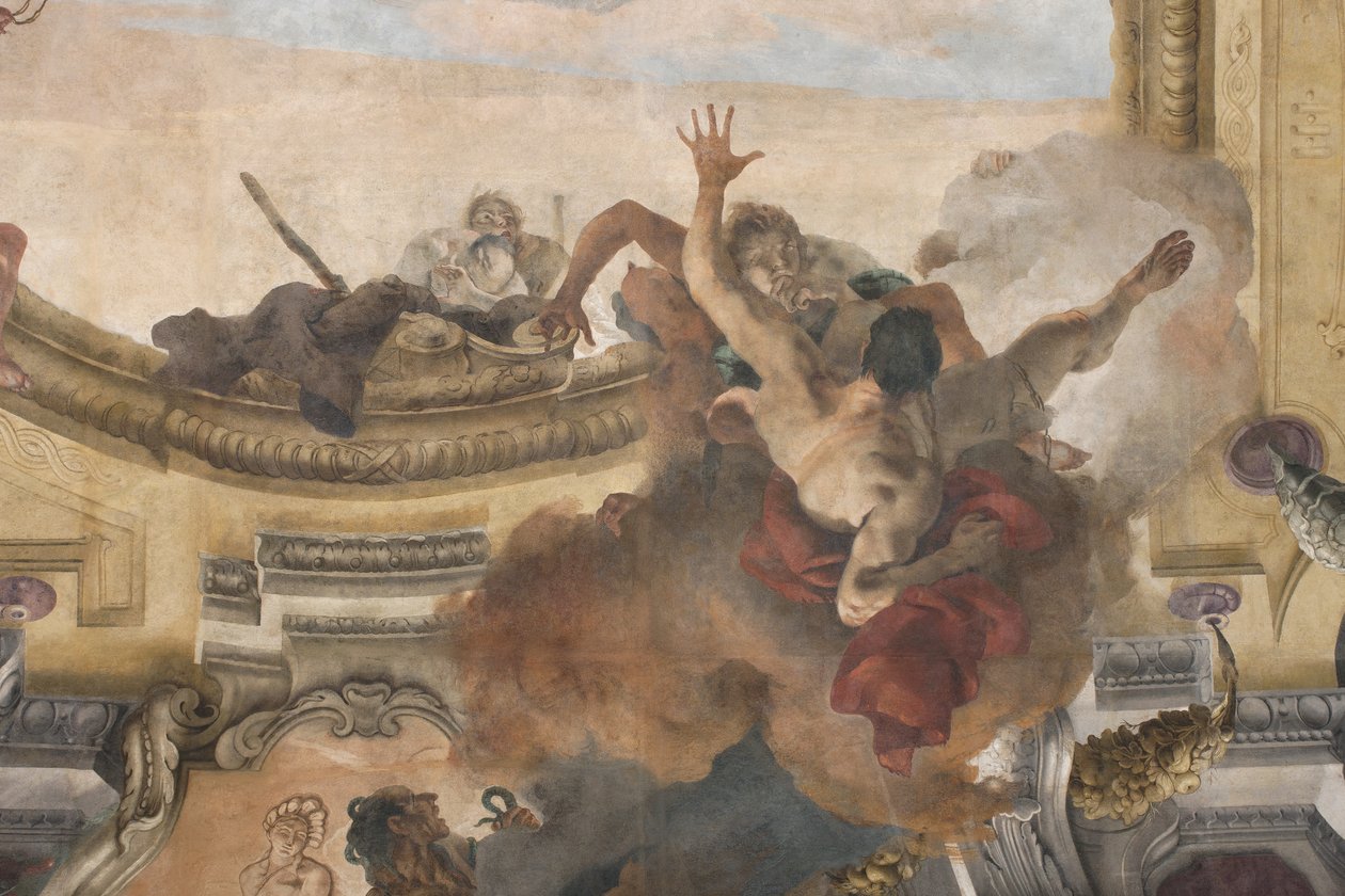 Demonernas fall, berättelser om Scipio, detalj, 1731 av Giovanni Battista Tiepolo