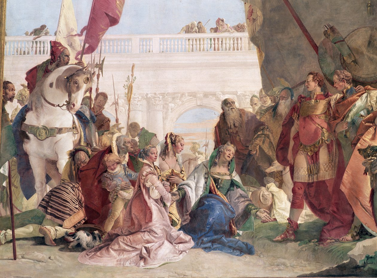 Familjen Darius före Alexander av Giovanni Battista Tiepolo