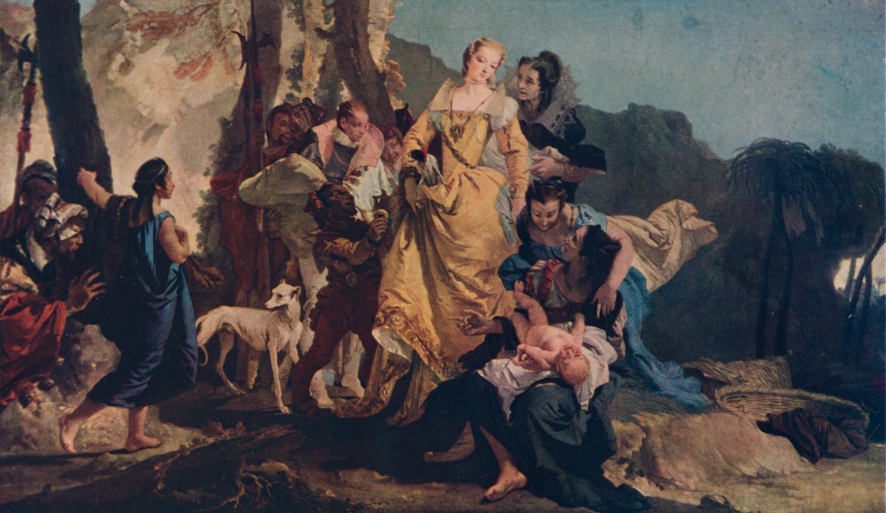 Fyndet av Moses, c1730 av Giovanni Battista Tiepolo