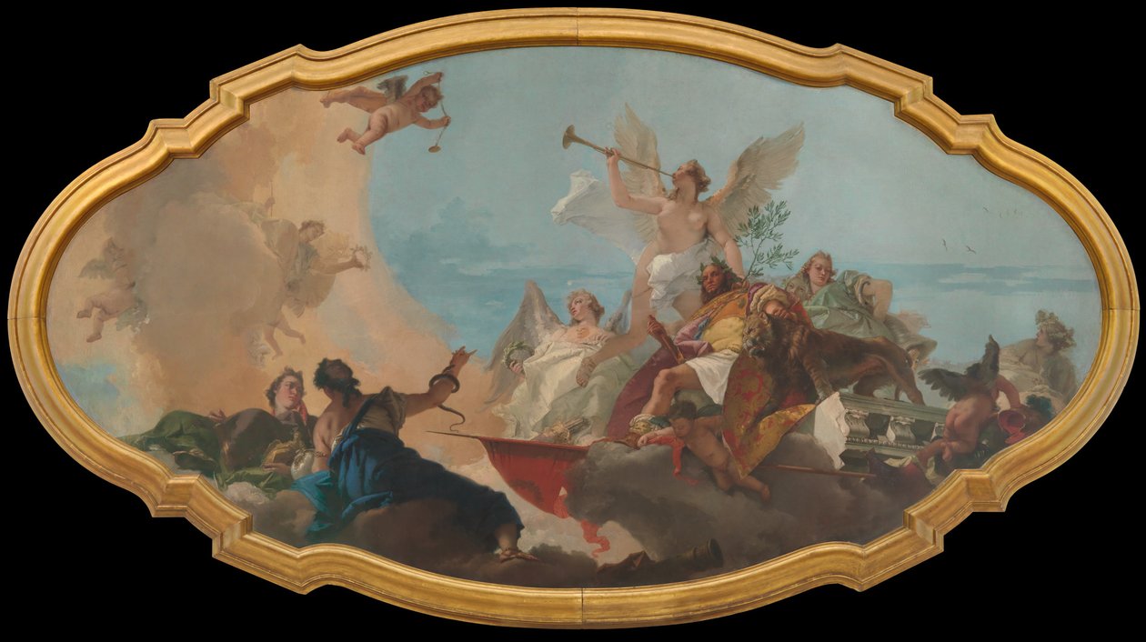 Barbaro-familjens förhärligande av Giovanni Battista Tiepolo