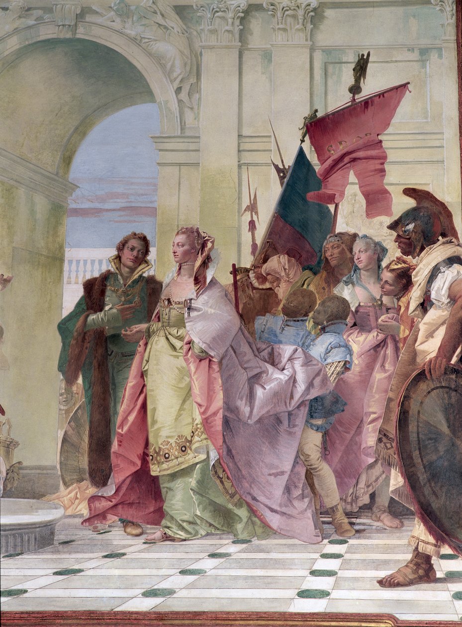 Scipios storsinthet, detalj av Giovanni Battista Tiepolo