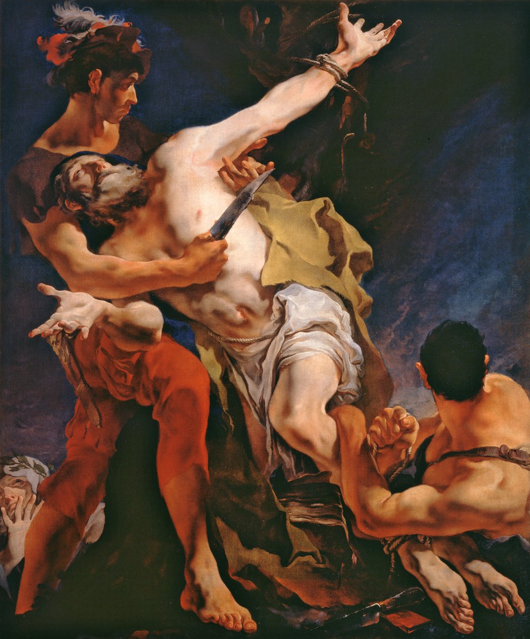 S:t Bartolomeus martyrskap, 1722 av Giovanni Battista Tiepolo