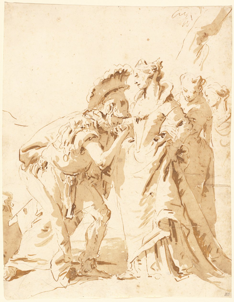 Antonius och Kleopatras möte av Giovanni Battista Tiepolo