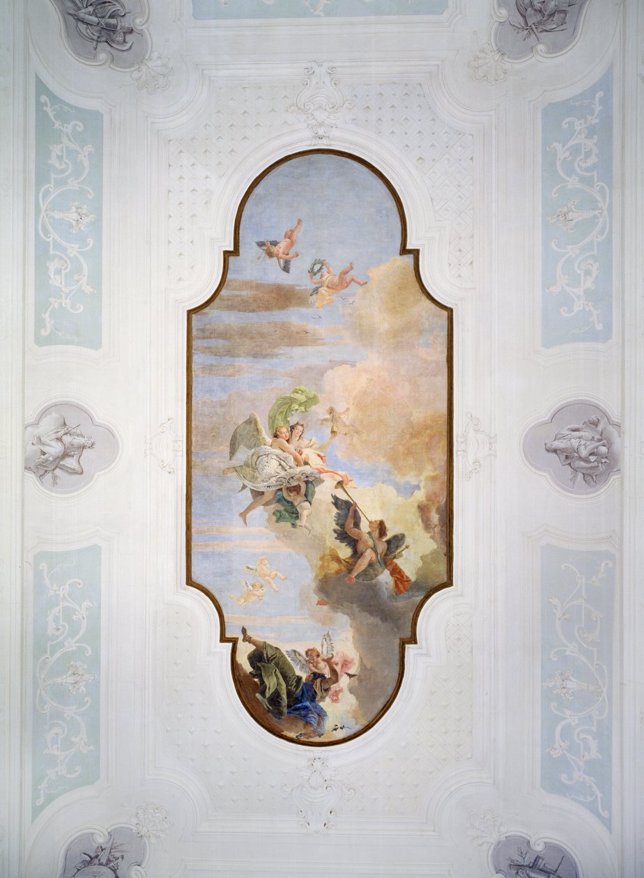 Styrkans och försiktighetens triumf av Giovanni Battista Tiepolo